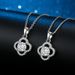 Collana con quadrifoglio micro intarsiato Moissanite Gioielli da donna S925 Argento Moissanite Diamante_voghion.com
