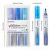 S310 Glitter Acrylic Markers Set - 18 Vibrant Colors With Sparkle Effect, Perfect For Art, Highlighting & Creative Projects, Long-Lasting Ink_voghion.com