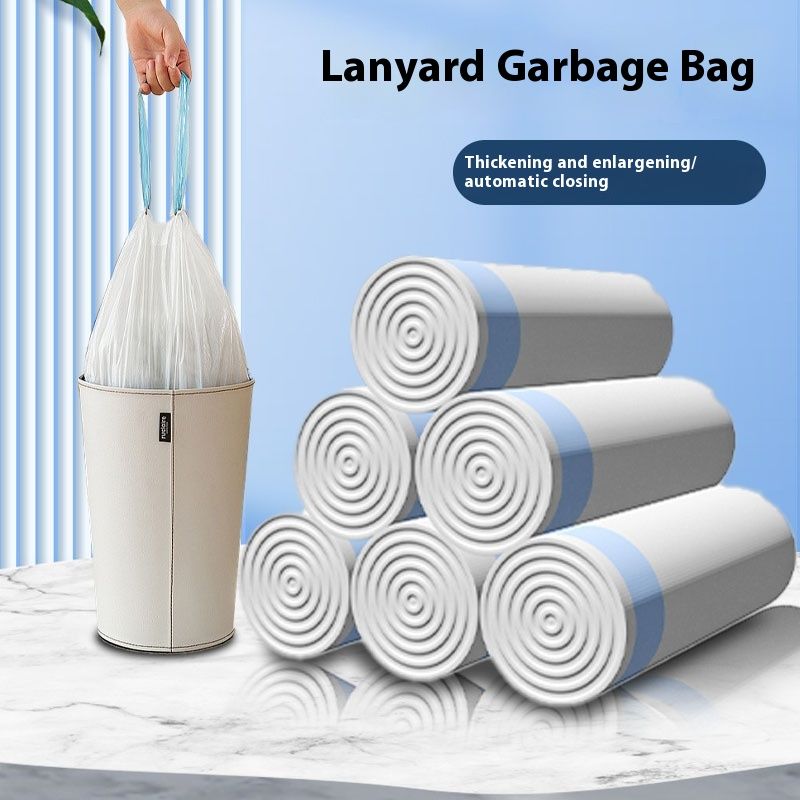 Libizheng Seil Müllsack, vergrößert und verdickt, tragbarer Kordelzug, große Größe, Küche, Toilette, Schlafsaal,_voghion.com