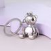 3D Metal Car Hanging Ornament Exquisite Backpack Pendant Bear Keychain_voghion.com