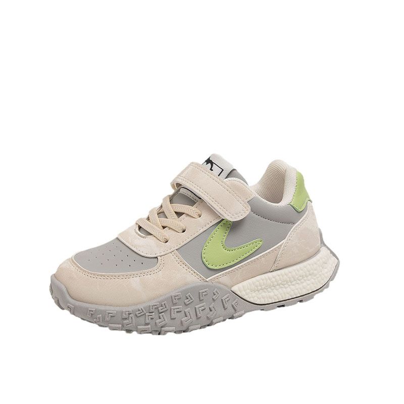 Kinderschoenen in de lente en herfst Klittenband Comfortabele ademende hardloopschoenen Modieuze en veelzijdige jongens- en meisjesschoenen_voghion.com