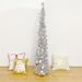 Christmas 150cm folding tree solid color folding decoration tree retractable folding PVC Christmas tree fur strips tree_voghion.com