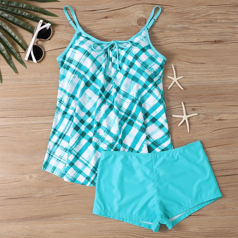 Vêtements pour femmes sexy imprimé fronde fendue boxer slip grande taille bikini_voghion.com