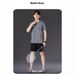 Feather Casual Suit Men's Trendy Sports Summer Thin Style One Set Of Clothes Short Sleeved Shorts Handsome Korean_voghion.com