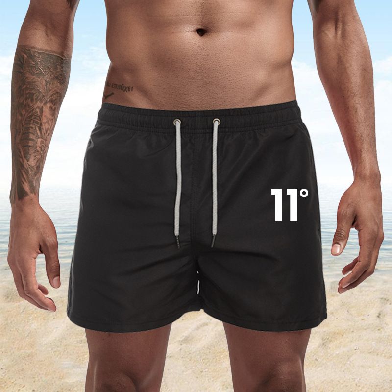 New men's thin loose men's five part Beachwear summer casual sports shorts_voghion.com
