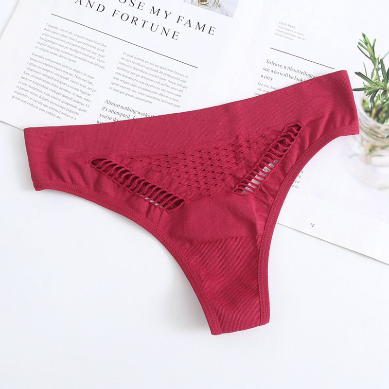 Tanga sexy para mujer, sin costuras, con diseño de ojo de gato, de cintura baja, para niñas._voghion.com