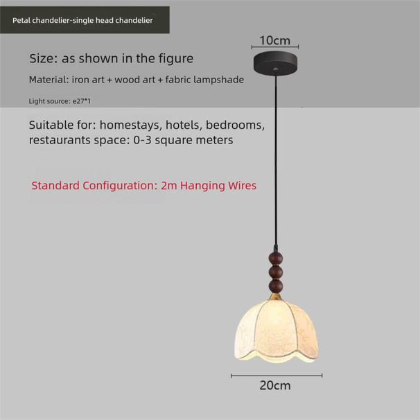 Lampada a sospensione vintage in stile americano Nanyang per camera da letto, comodino, corridoio, sala da pranzo, bar_voghion.com