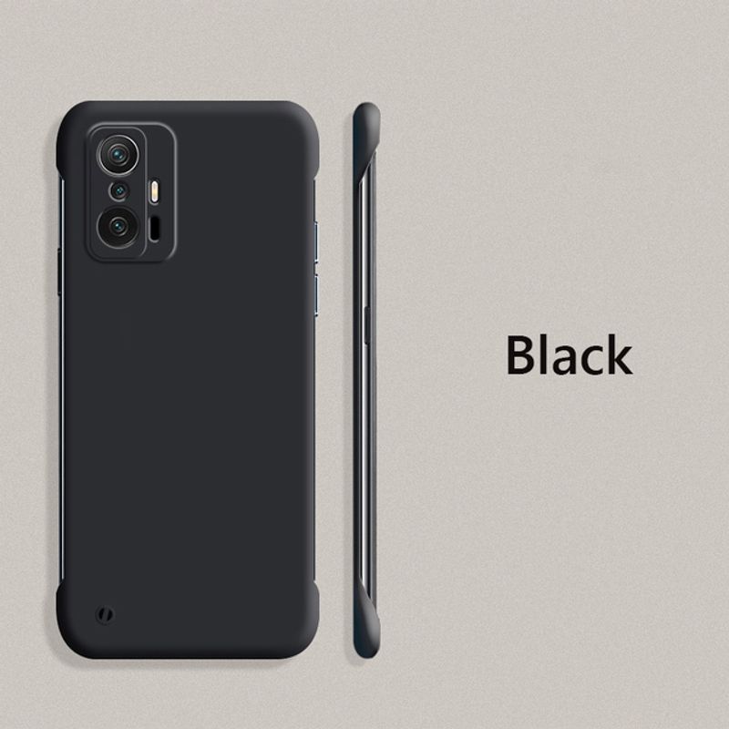 Candy Colors Frameless Slim Skin Matte Hard PC Back Cover Case On For Xiaomi Mi 11T Pro Mi11T Pro ShockProof Fundas Coque_voghion.com