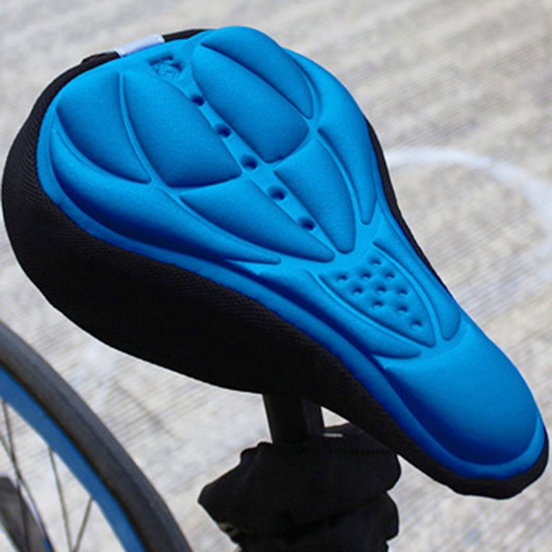 Neie 3D Suedel Sëtz NEW Soft Bike Seat Cover Komfortabel Schaum Sëtzkëssen Vëlossëtz fir Vëlo Accessoiren_voghion.com