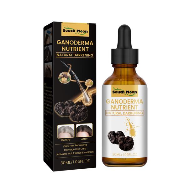 South Moon Black Ganoderma valgest mustani juustele mõeldud essents juuksehooldus niisutav juuste taastav massaažiessents_voghion.com