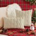 Christmas Throw Pillow Covers With Snowflakes & Tree Patterns, Festive Holiday Decor For Sofa, Couch, Bed, Party, Nordic Style, 45x45cm & 40x40cm_voghion.com