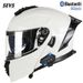 3C-Certified Modular Motorcycle Helmet – Flip-Up Full Face & 3/4 Helmet With Dual Visors & Bluetooth, Lightweight ABS Shell (S-3XL)_voghion.com