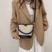 Women's New Fashion Trendy Handbag Bucket Niche Design Color Block Patchwork Shoulder Crossbody Bag_voghion.com