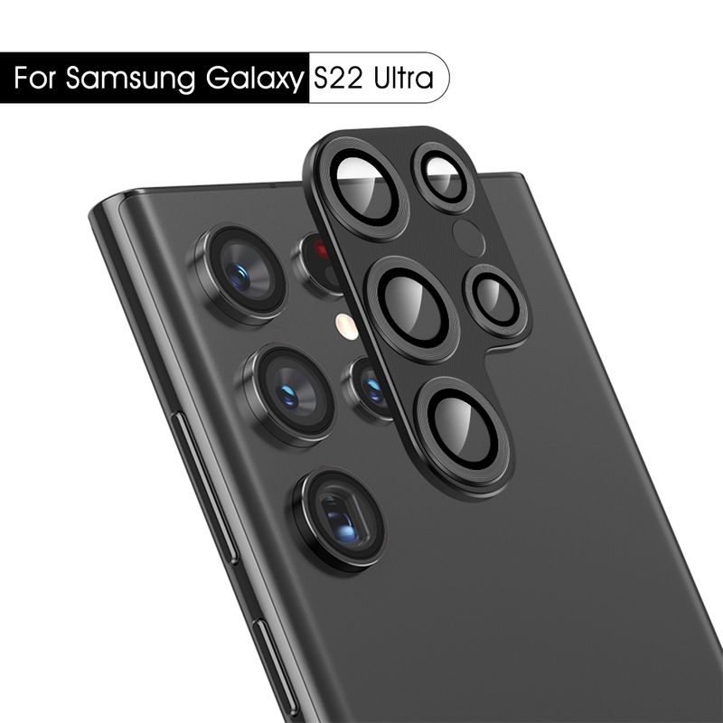 Für Samsung Galaxy S22 Ultra Kameraobjektivschutz Kamera Metallring Gehäuse Glas für Samsung S22 Ultra S22 Ultra S 22 Len_voghion.com