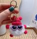 Dumb Small Coal Ball Plush Pendant Car Key Chain Pendant Cartoon Pendant Net Red Bag Plush Pendant_voghion.com