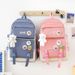 Four-piece Backpack Large Capacity Five-piece Backpack Student Schoolbag_voghion.com