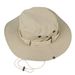 New Arrivals Cooling Wide Brim With Adjustable Drawstring Fishing Sun Hat Foldable Windproof Hiking Camp Bucket Cap_voghion.com