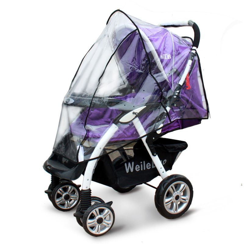 Accessoires de poussette, housse de pluie pour voiture pour enfants, parapluie pour bébé, coupe-vent, chaud d'hiver pour poussette_voghion.com