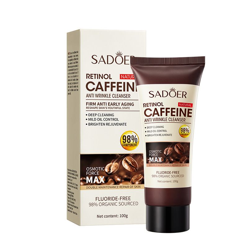SADOER Retinol Koffein Mild rengöring mot rynk_voghion.com