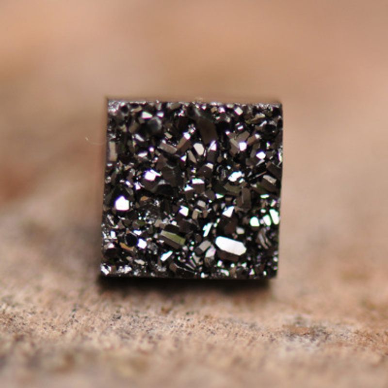 Orecchini a clip magnetici con cristalli per uomo e donna, orecchini a clip senza piercing, gioielli per orecchie con pietra geode placcata in argento, accessori boho alla moda_voghion.com