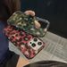 Custodia IMD con stampa leopardata bifacciale per iPhone 16 Pro Max, 15 Pro, Hot Girl Pink 14_voghion.com