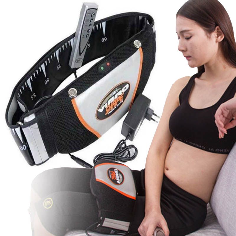 Electric Men Women Fat Burning Leg Waist Foot Slimming Belt Massager For Back Heat Vibrating Moing_voghion.com