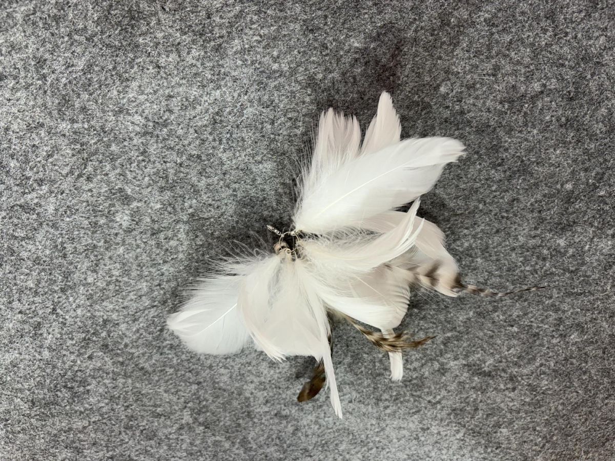 New Two-Section Telescopic Teaser Wand Solid Wood Feather Interactive Fun Pet Self-Entertainment Cat Toy_voghion.com