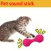 Silicone Products, Pet Sound Sticks. Colored Ringing Paper Cat Teasing Sticks, Handmade Fringed Cat Toys, Cat Teasing Sticks_voghion.com