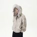Streetwear Mountain Eagle Hooded Puffer Jacket – Oversized Tie-Dye Winter Coat With Faux Fur Trim, Heavyweight Polyester Fill_voghion.com