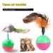 Pet Teasing Creative Cat Feather Intelligence Toy Fur Mouse Tumbler_voghion.com