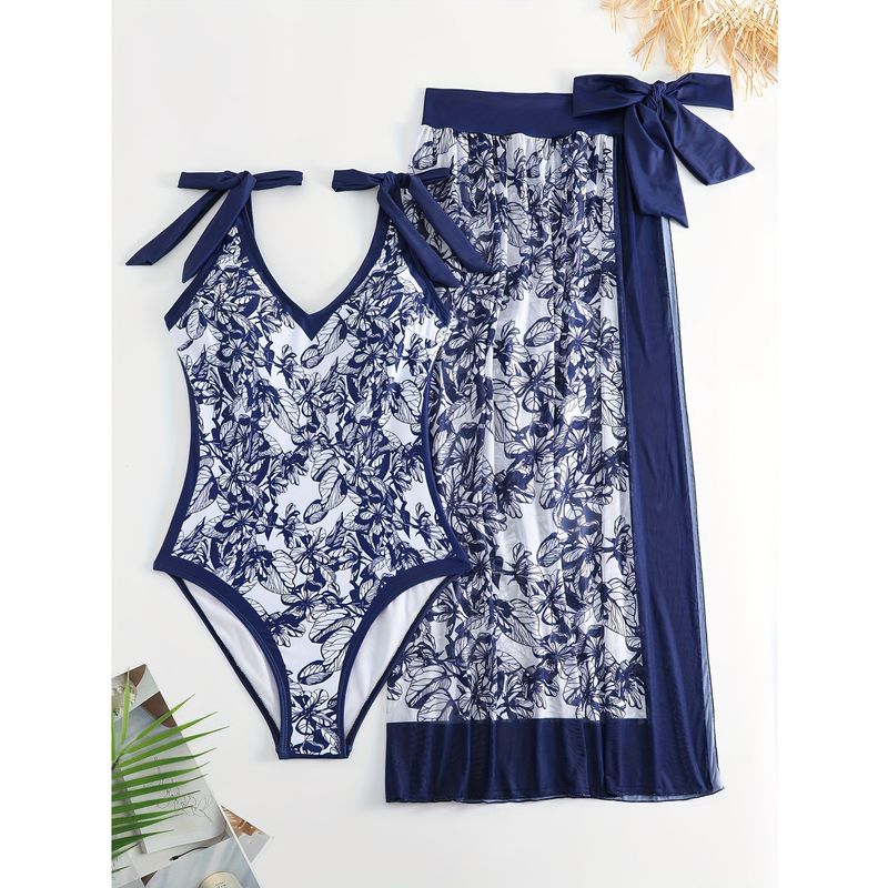 Women's Sexy One-Piece Swimsuit - Push-Up Underwire With Leaf Print (Vacation Beachwear Supportive & Stylish)​_voghion.com