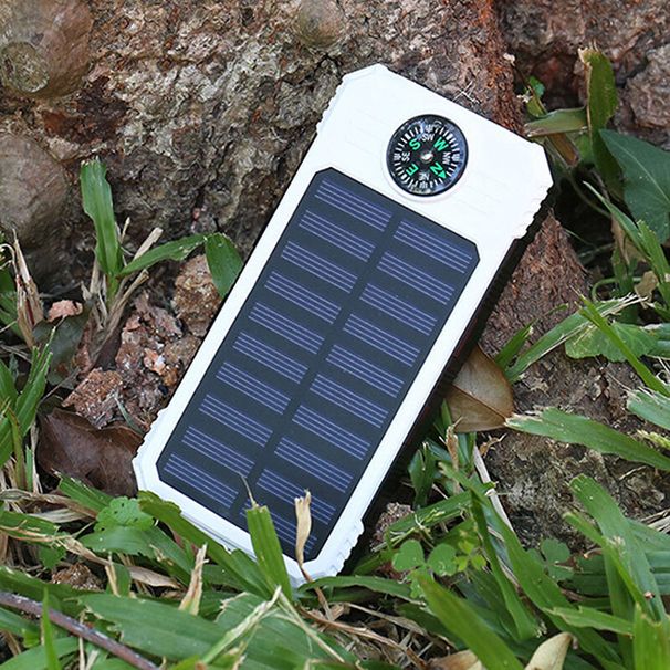 Power bank universale portatile con bussola solare da 10000 mAh, in vendita a prezzi vantaggiosi._voghion.com