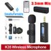 Wireless 3.5mm Lavalier Lapel Microphone Bluetooth Mini Mic For Camera Phone UK_voghion.com