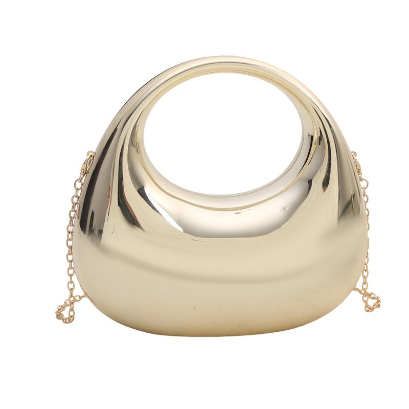 Borsa acrilica per celebrità di Internet 2024 nuova moda europea e americana design di personalità lucida ins borsa a tracolla da donna_voghion.com