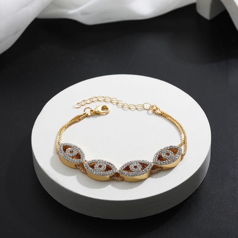 Women’s Set Personality Temperament New Flower Zircon Ins Cold Style Women's Light Fashion Bracelet Jewelry_voghion.com