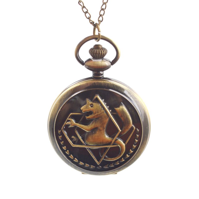 Vintage Pocket Watch Seahorse Pocket Watch Anime Pocket Watch Retro Flip Pocket Watch_voghion.com