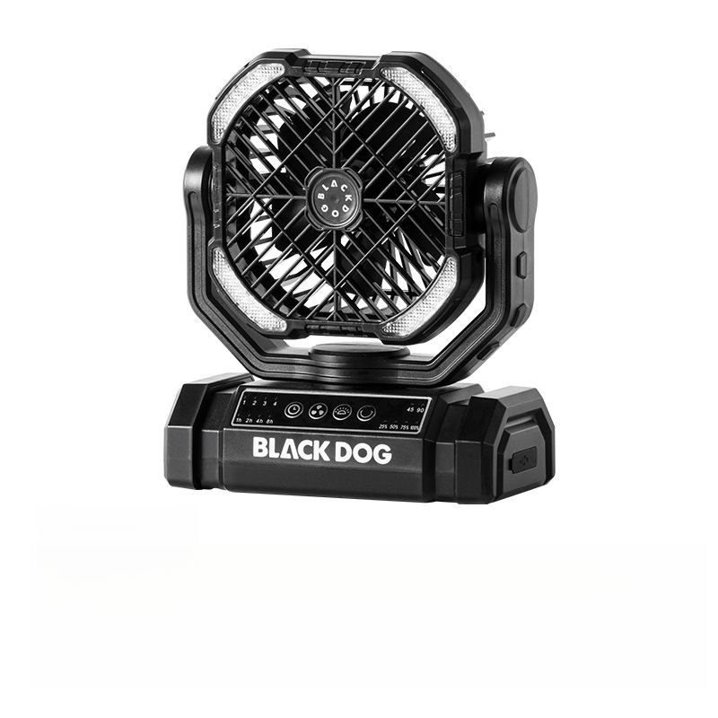 Blackdog Outdoor Desktop Mini Fan Cooling Small Tactical New Portable Camping Light Rechargeable_voghion.com