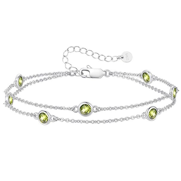 Damsmycken Födelsedagsstenarmband Justerbart kedjearmband Modernt presentsmycken för kvinnor_voghion.com