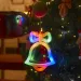 Christmas Window Lights, Battery Powered, Snowflake & Jingle Bell & Stocking Shaped With Suction Cup For Xmas, Holiday, Decor_voghion.com