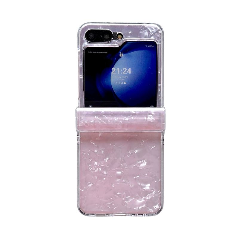 Funda elegante y moderna para teléfono Samsung Galaxy Z Flip 3 4 5 6_voghion.com