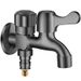 Gun Ash Balcony Faucet Household Bathroom Tap Water Switch One In Two Out Dual Use 4 Points Valve Washing Machine_voghion.com