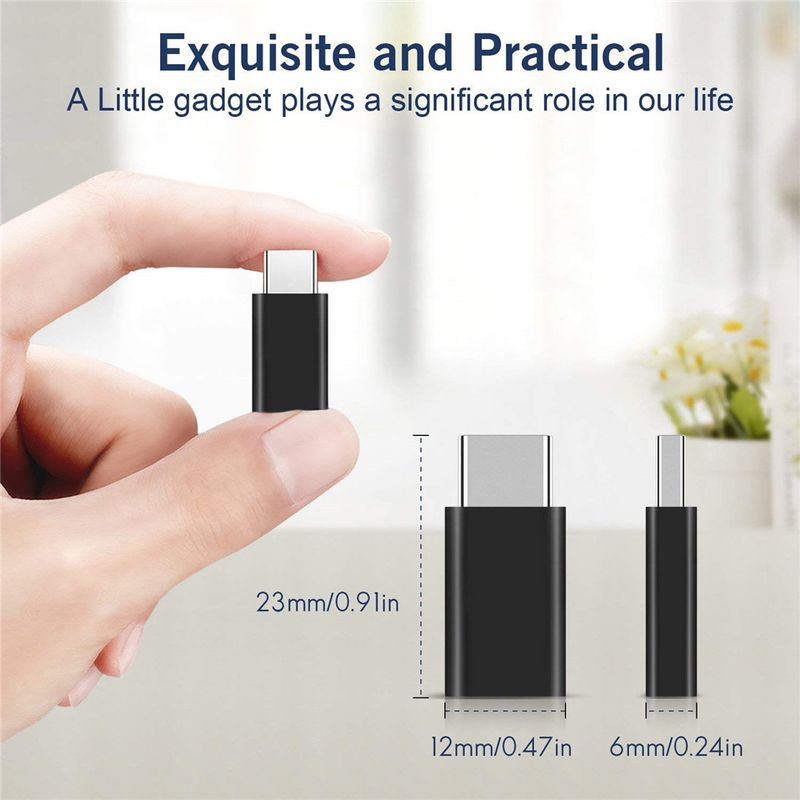 10PCS Adapter Case Android Micro USB Connector Naar Type C Voor Huawei p30 LITE P40 Xiaomi mi 9 10 Pro Adapters_voghion.com