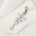 Piercing ombelico a clip a forma di farfalla in rame e zircone, finto piercing all'ombelico, gioiello per il corpo, stile alla moda e alla moda._voghion.com
