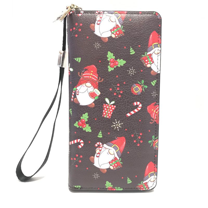 Cell Phone Bag Clutch Bag Portable Storage Bag New Style Multi Card Slot Large Capacity Zipper Mobile Phone Bag Retro Long Wallet_voghion.com