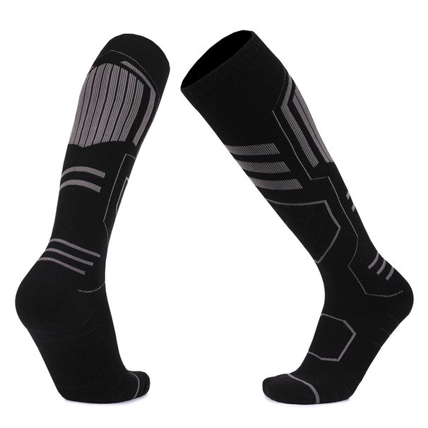 Merino Wool Winter Warm Sweat-Absorbing Men's High Tube Non-Slip Ski Thickened Towel Bottom Women's Socks_voghion.com
