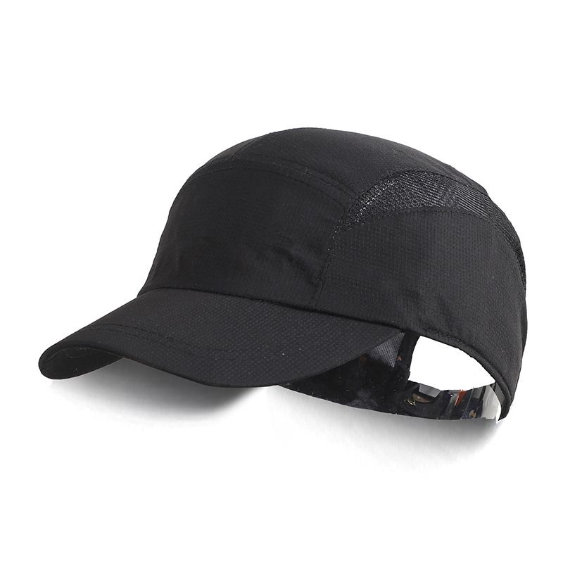 Cappellino da baseball ad asciugatura rapida per uomo - Cappello da sole leggero e traspirante con tesa lunga_voghion.com