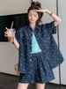 2025 Fashion Lazy Spring Summer New Shorts Denim Two-Piece Set Casual Outfit Petite Stylish Age-Reducing_voghion.com