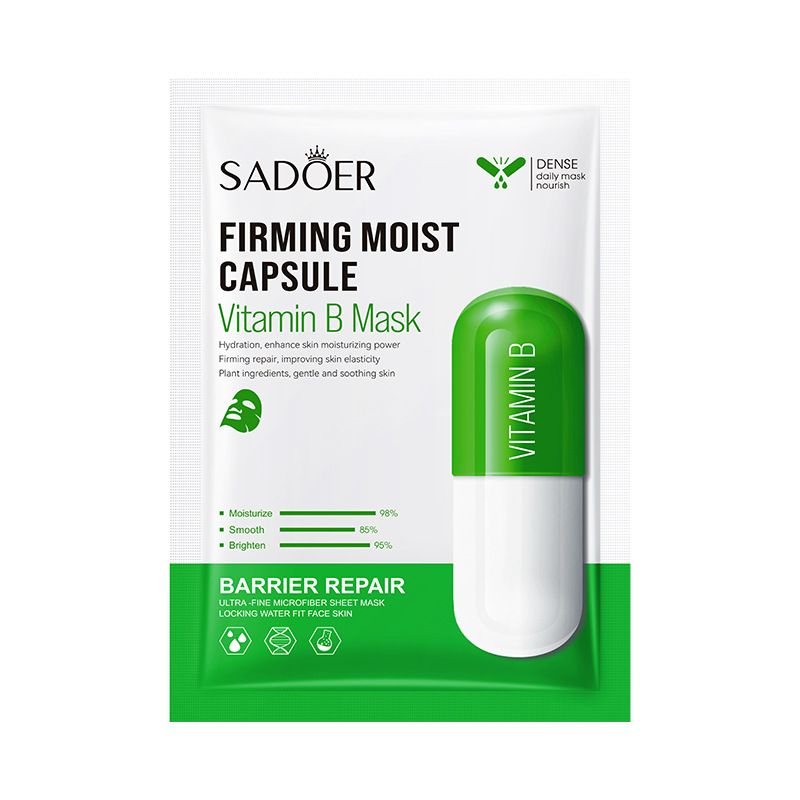 SADEOR Vitamin B Moisturizing Capsule facial mask_voghion.com