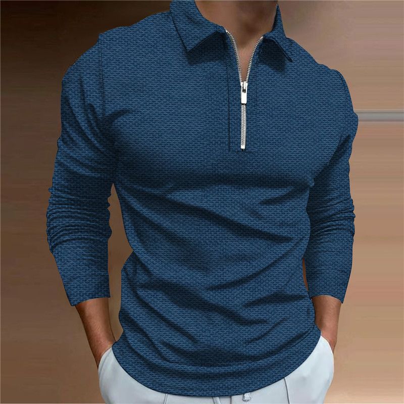 Camicie da uomo di vendita calde primaverili ed estive stampate in 3D polo sciolto a maniche lunghe moda casual top di alta qualità_voghion.com