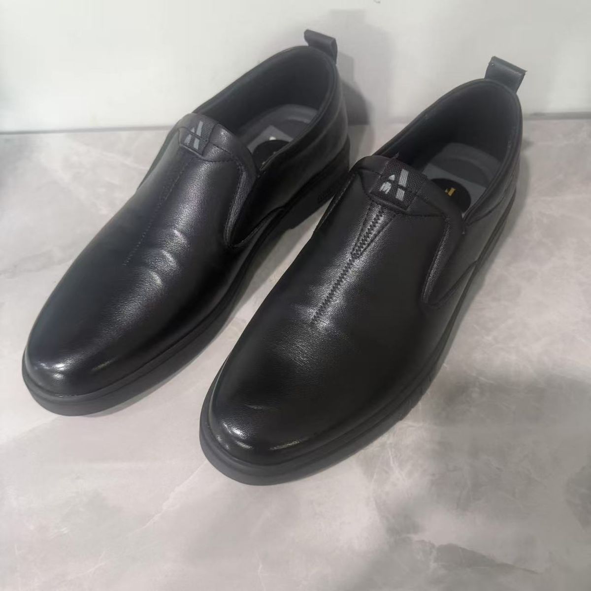 Herrenschuhe aus echtem Leder, lässig, einfach, Business, erste Schicht, Rindsleder, atmungsaktiv, Slip-On-Schuhe für Herren_voghion.com